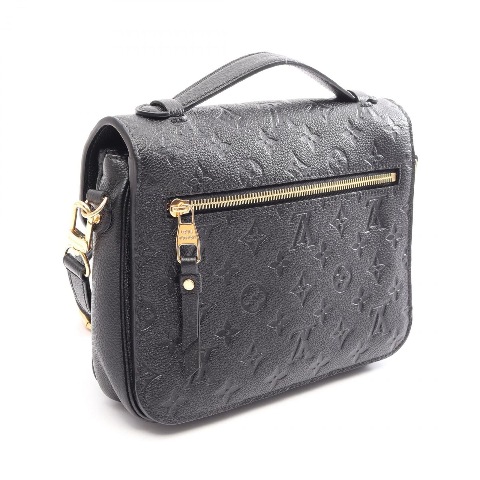 Louis Vuitton Handbag Pochette Metis MM 2-Way Noir Leather — view 2
