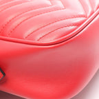 Gucci Shoulder Bag GG Marmont Red Leather — view 6