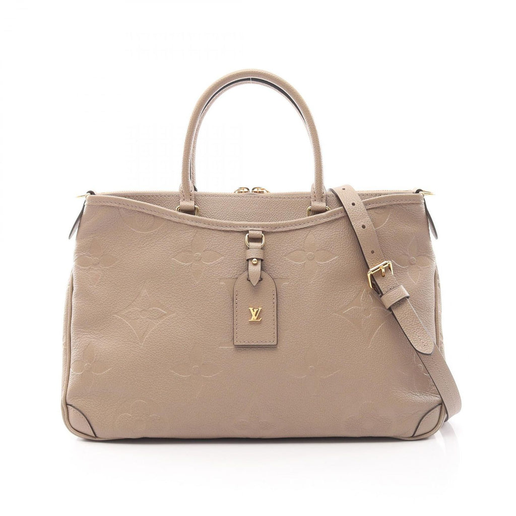 Louis Vuitton Handbag Trianon MM 2-Way Tourterelle Leather