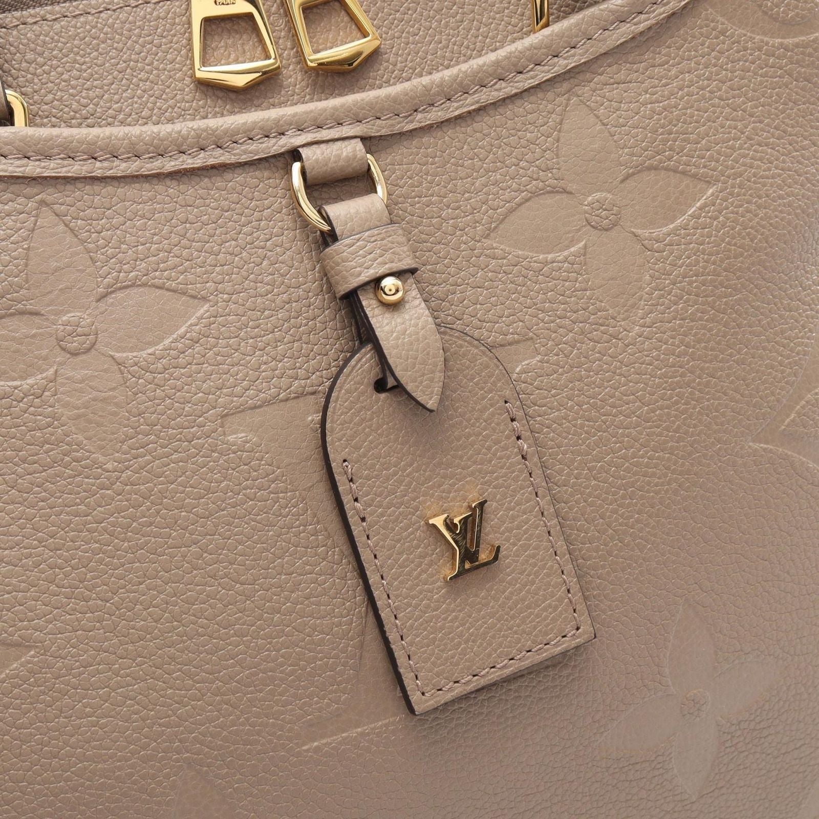 Louis Vuitton Handbag Trianon MM 2-Way Tourterelle Leather — view 6