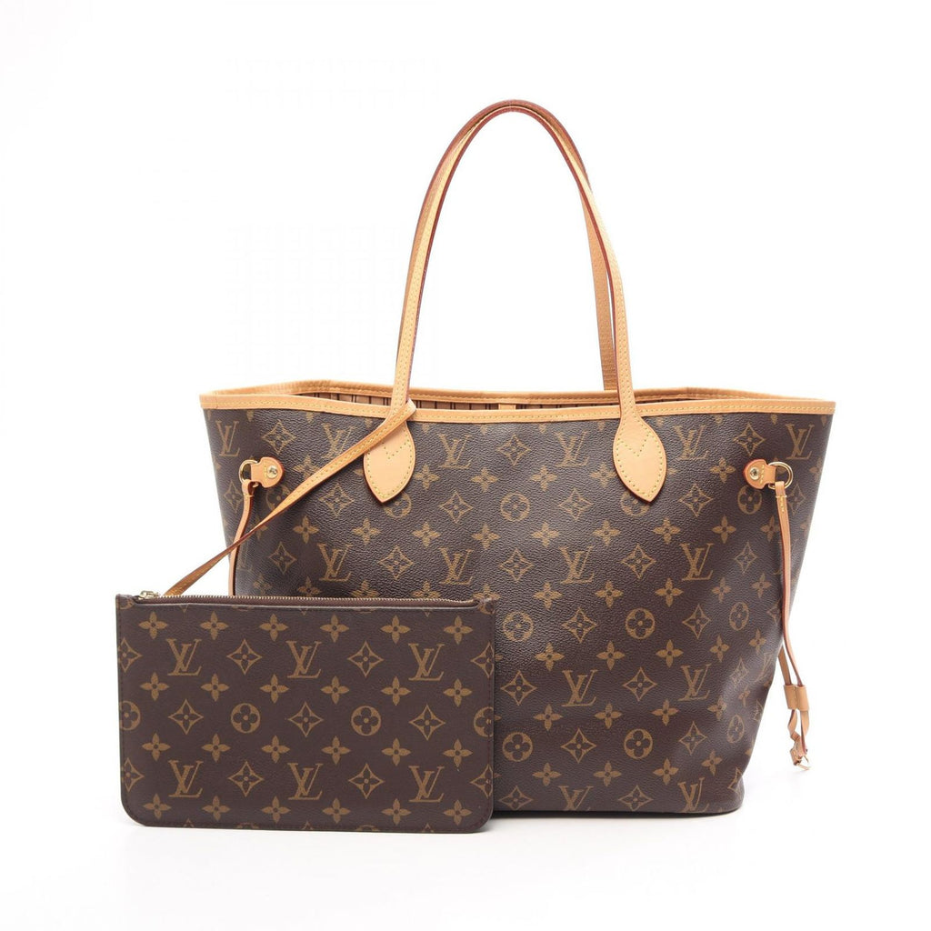 Louis Vuitton Tote Neverfull MM Canvas Leather