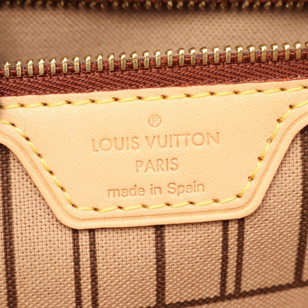 Louis Vuitton Tote Neverfull MM Canvas Leather — view 4