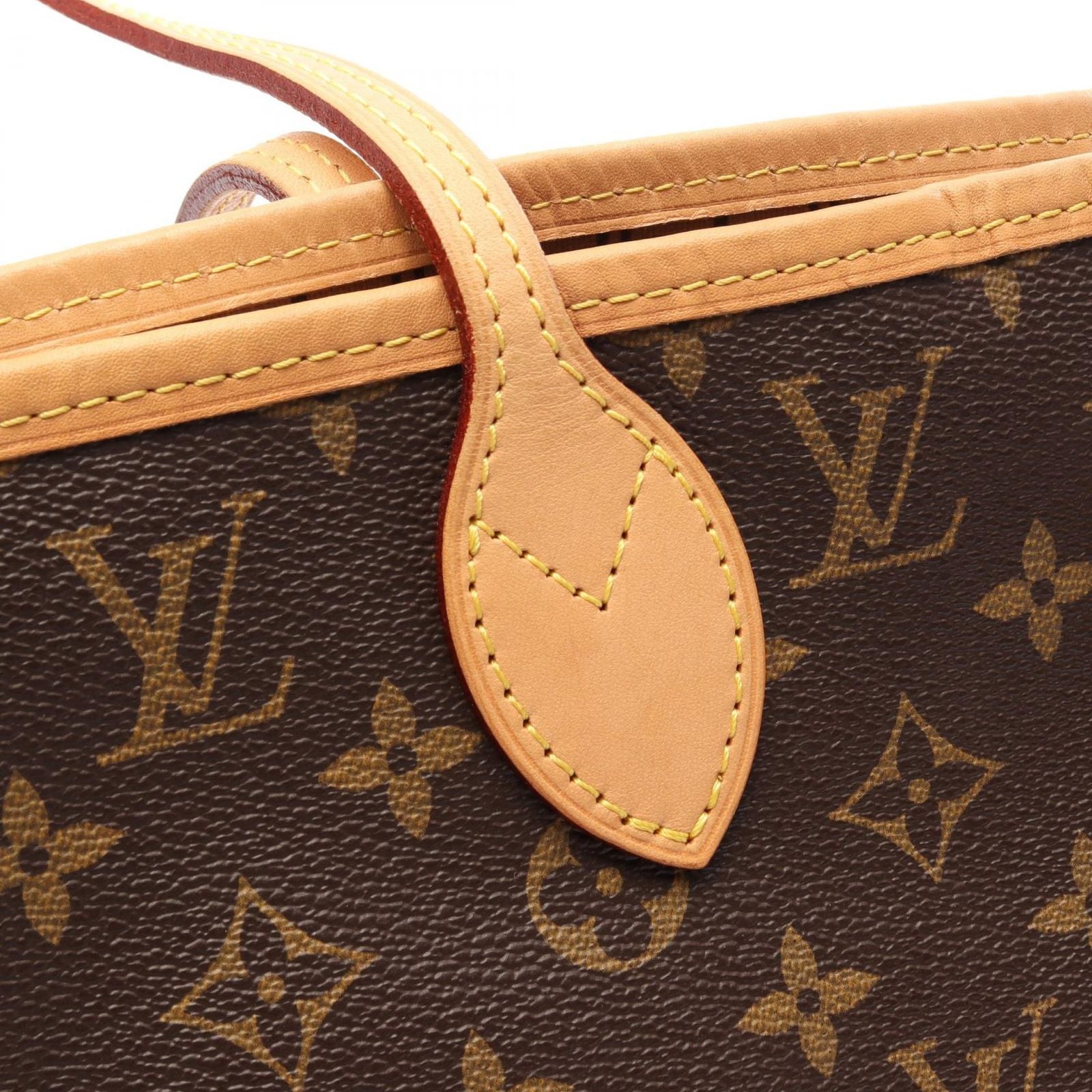 Louis Vuitton Tote Neverfull MM Canvas Leather — view 8