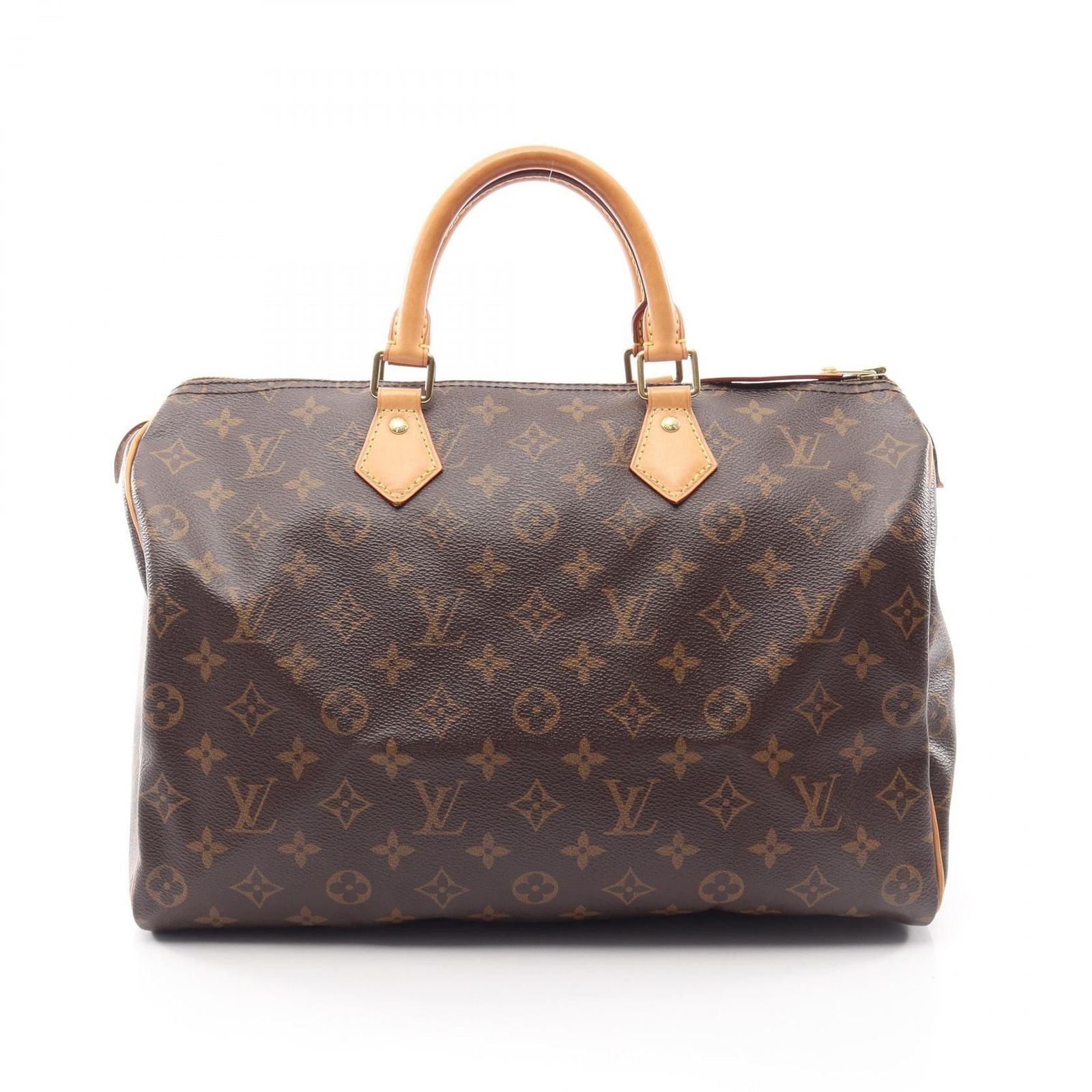 Louis Vuitton Handbag Speedy 35 Canvas Leather