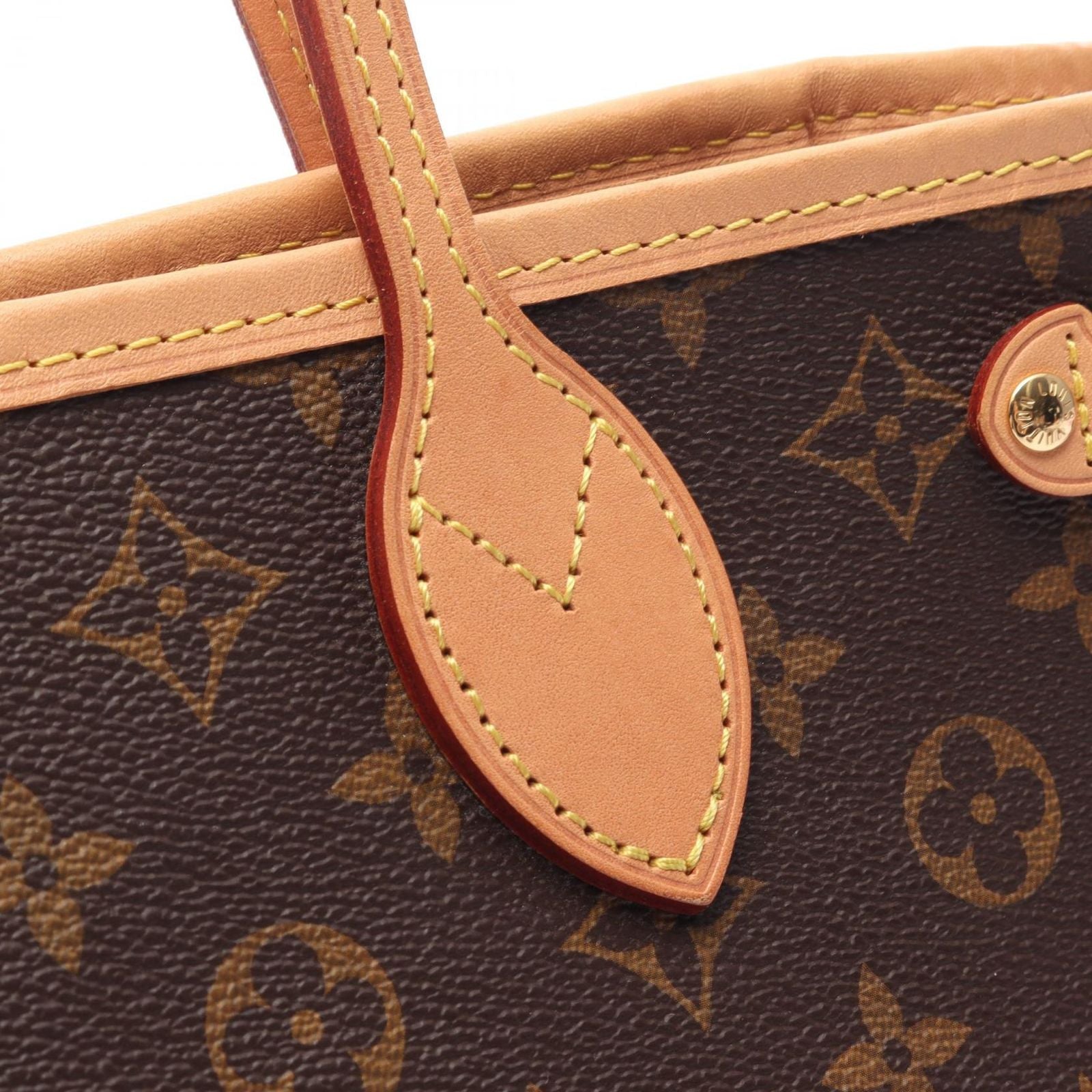 Louis Vuitton Tote Neverfull PM Pivoine Canvas Leather — view 8