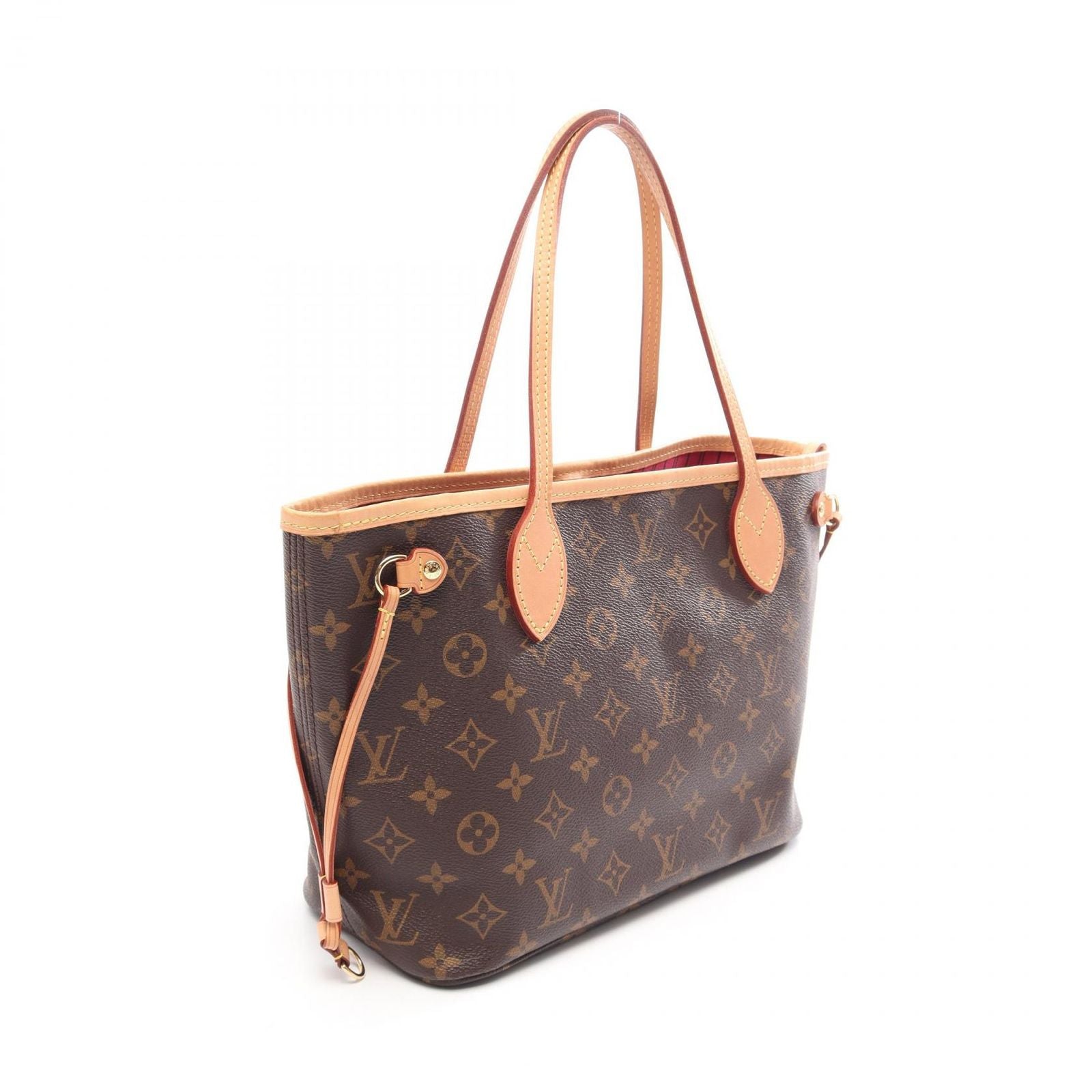 Louis Vuitton Tote Neverfull PM Pivoine Canvas Leather — view 2