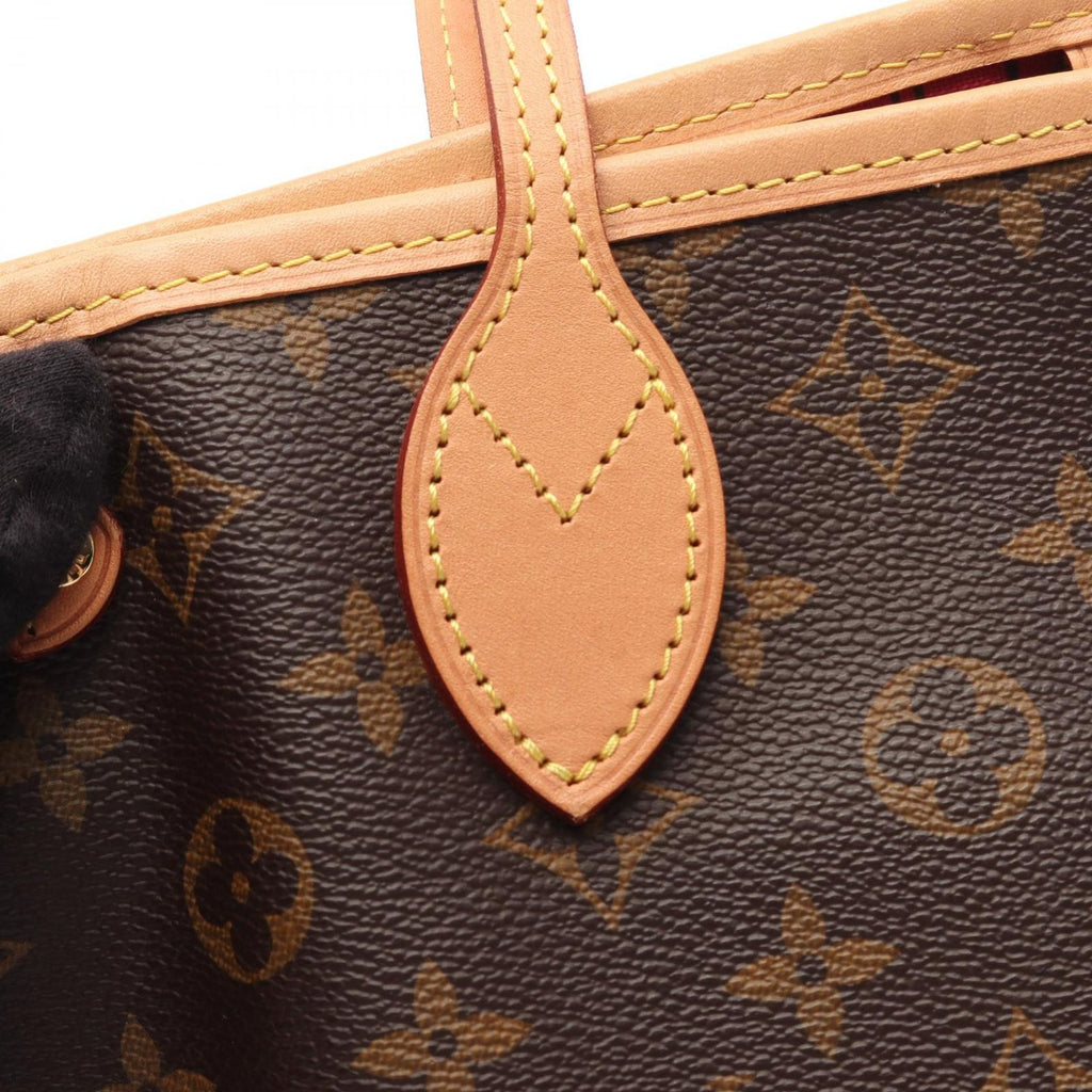 Louis Vuitton Tote Neverfull PM Pivoine Canvas Leather — view 9