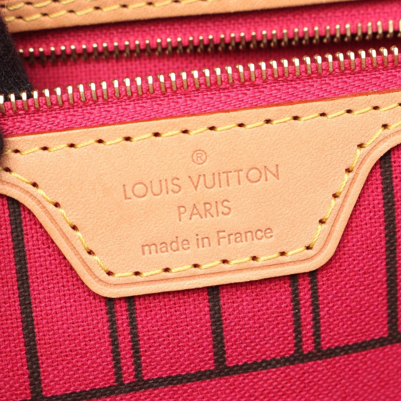 Louis Vuitton Tote Neverfull PM Pivoine Canvas Leather — view 4