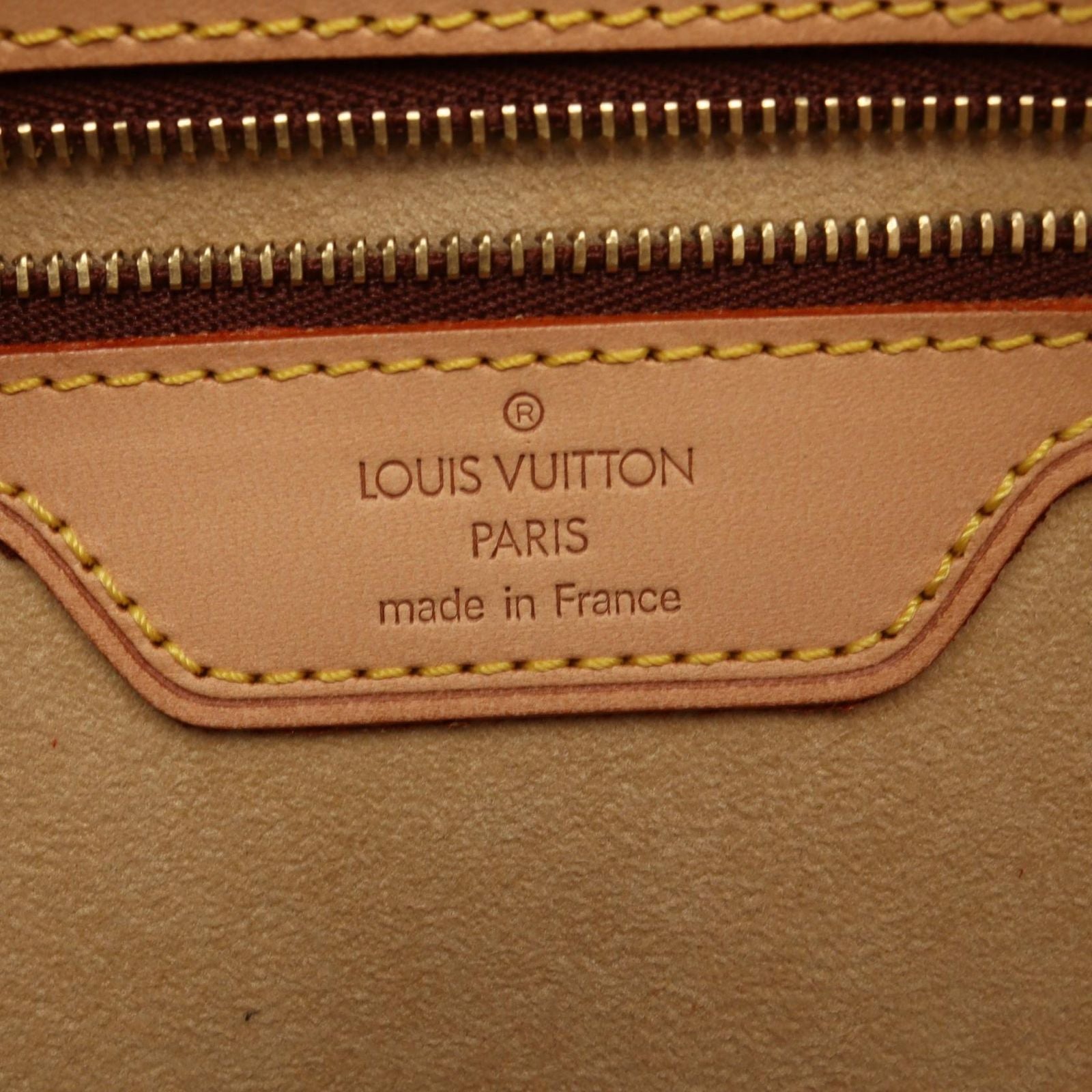 Louis Vuitton Shoulder Bag GM Canvas Leather GM — view 4