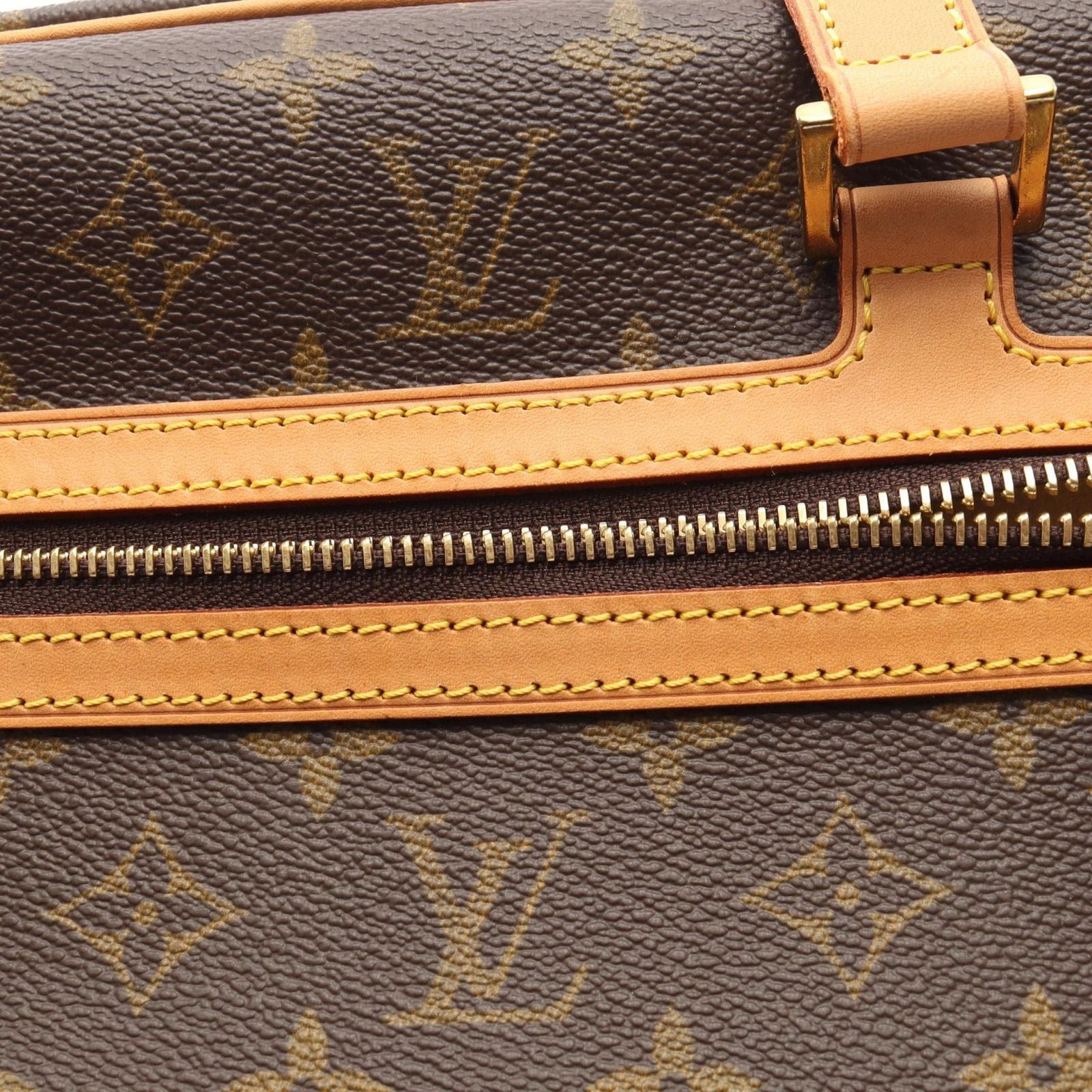 Louis Vuitton Shoulder Bag GM Canvas Leather GM — view 9