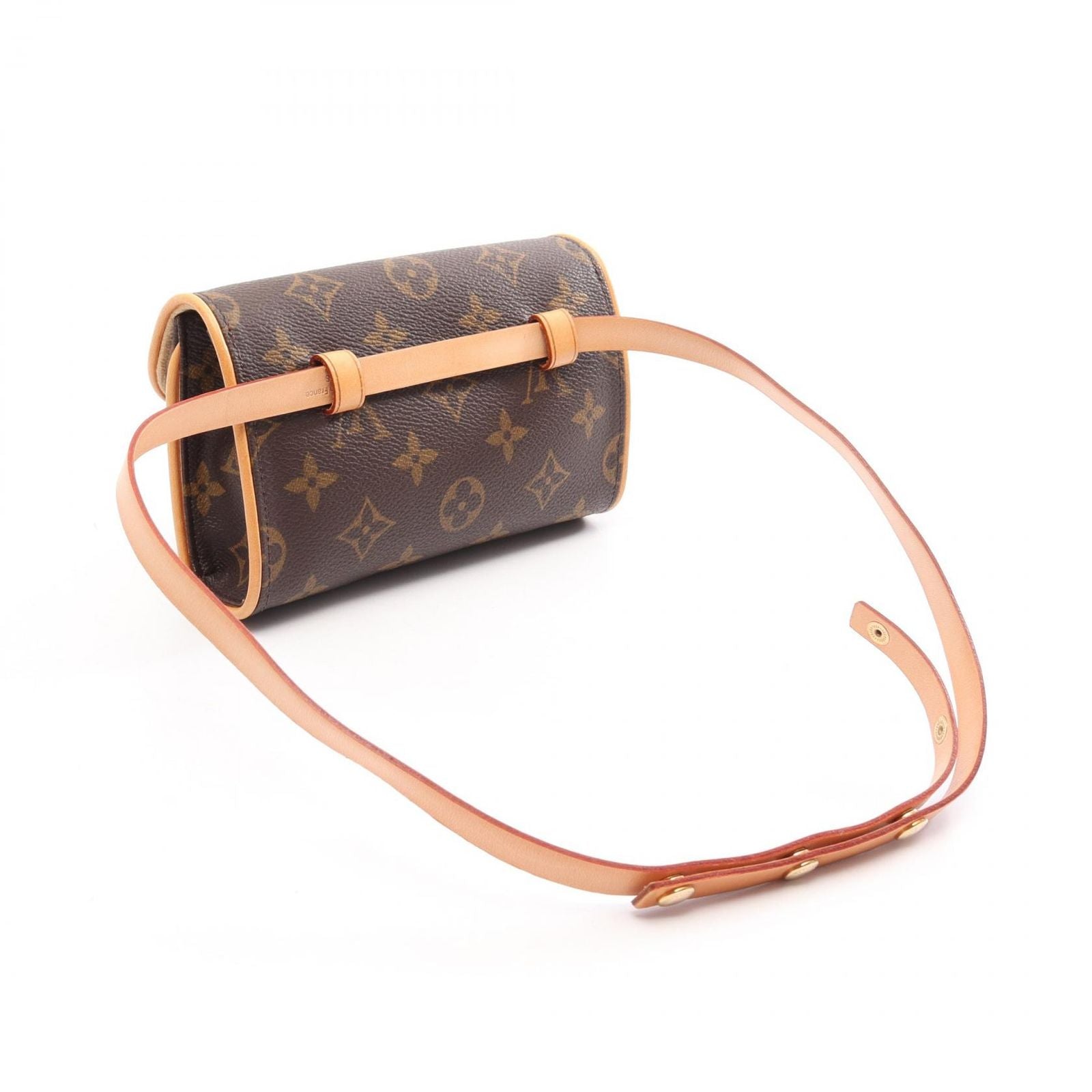 Louis Vuitton Waist Bag Pochette with Florentine Bouton Pression Canvas Leather — view 2