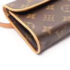Louis Vuitton Waist Bag Pochette with Florentine Bouton Pression Canvas Leather — view 8
