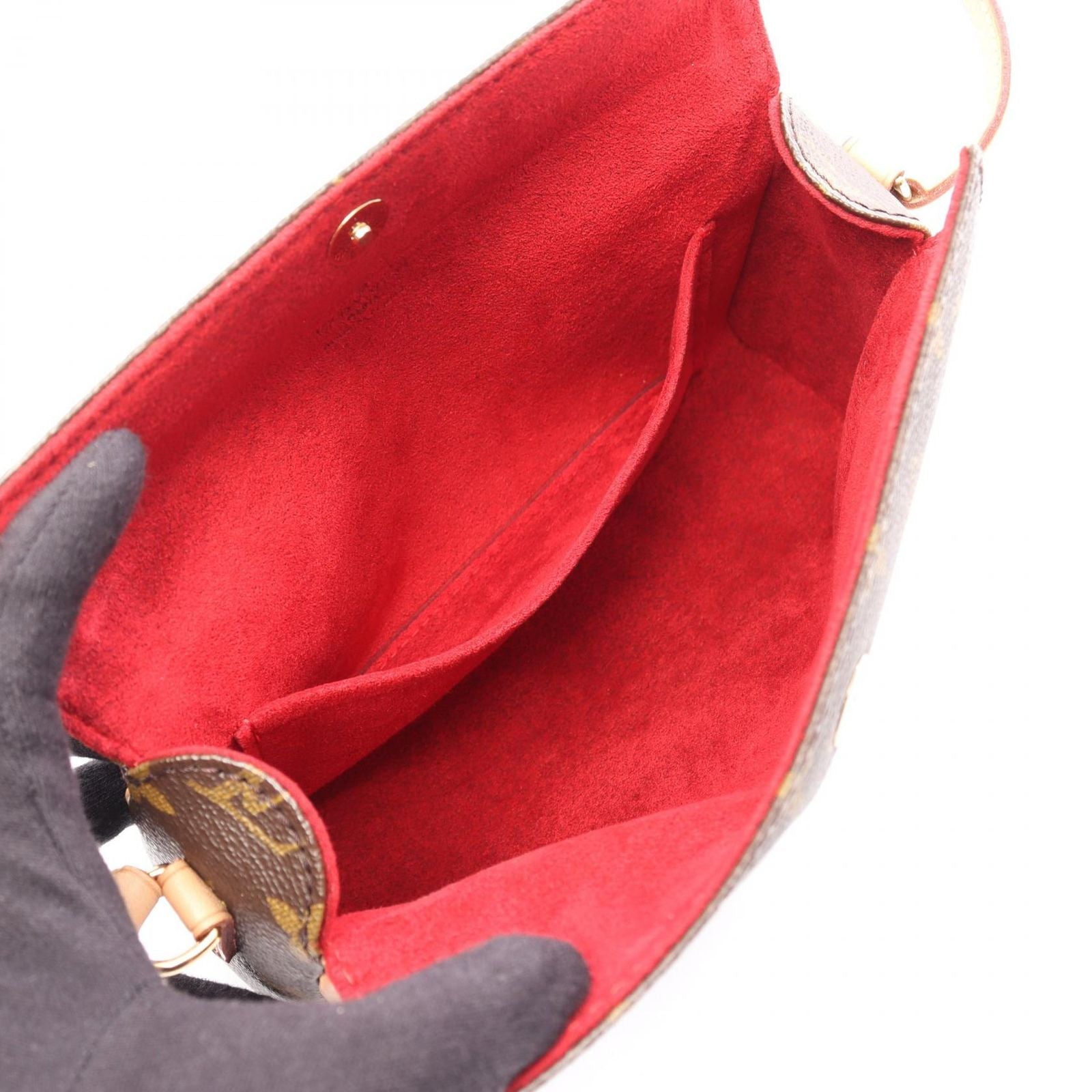 Louis Vuitton Handbag Canvas Leather — view 3