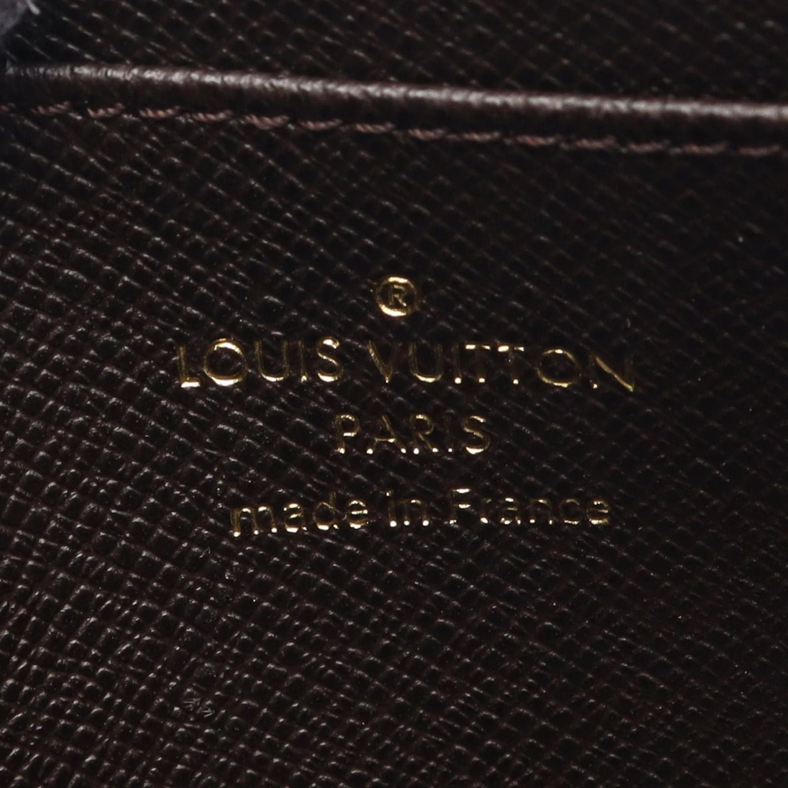 Louis Vuitton Coin Case Zippy Purse Fuzan Canvas — view 4