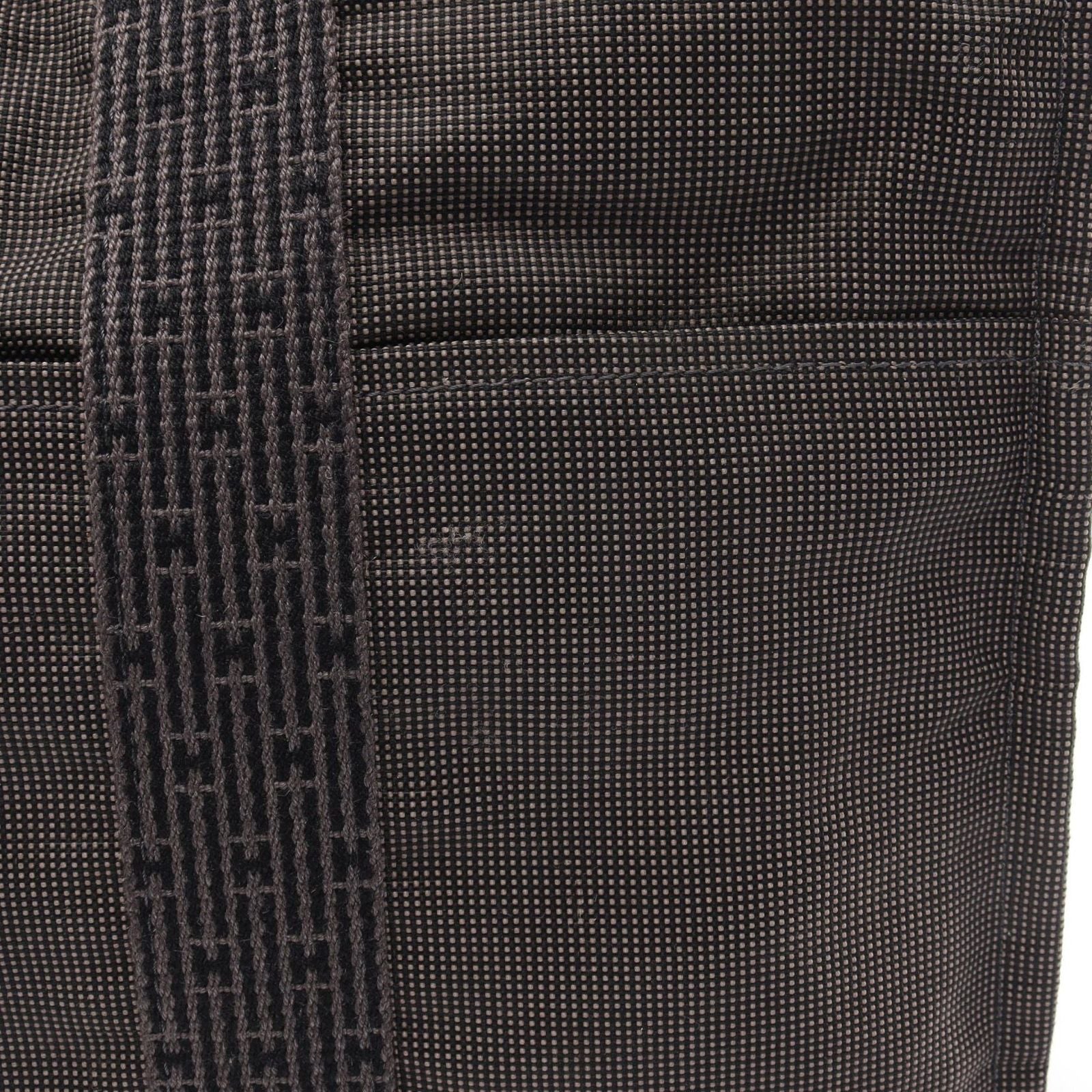 Hermes Tote Her Line MM Gray Canvas — view 6