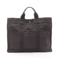 Hermes Tote Her Line MM Gray Canvas