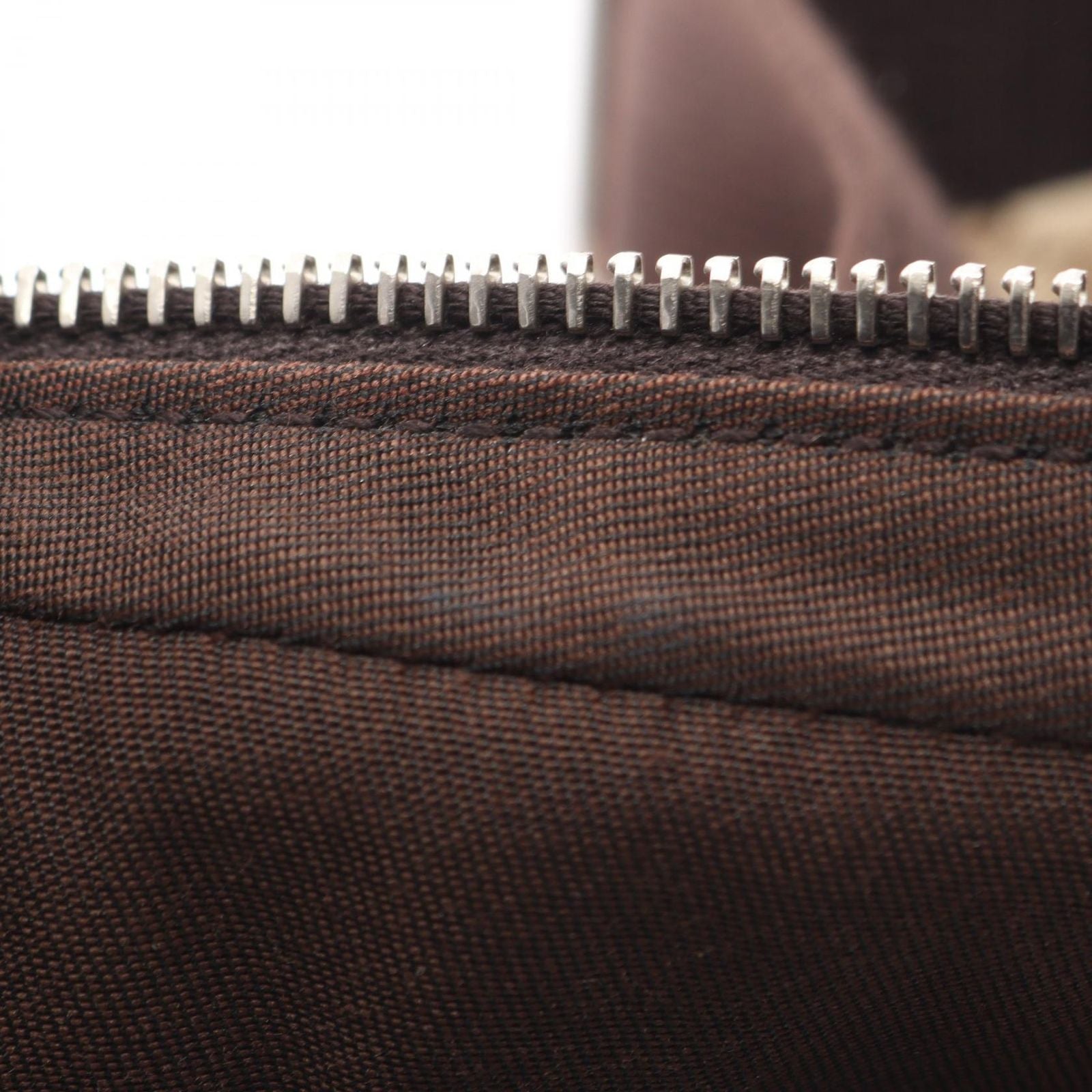 Gucci Waist Bag GG Canvas Beige Dark Brown — view 5