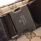 Gucci Waist Bag GG Canvas Beige Dark Brown — view 6