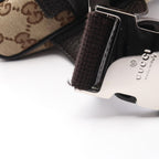 Gucci Waist Bag GG Canvas Beige Dark Brown — view 9