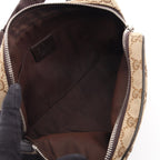 Gucci Waist Bag GG Canvas Beige Dark Brown — view 3