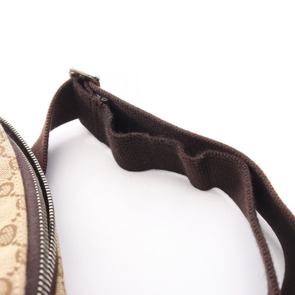 Gucci Waist Bag GG Canvas Beige Dark Brown — view 8