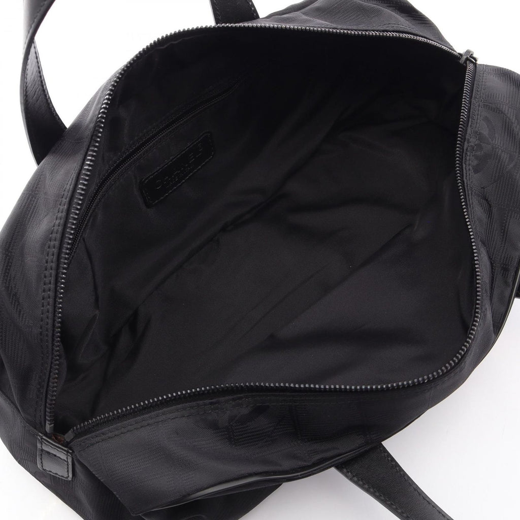 Chanel Handbag New Travel Line Black Leather — view 3