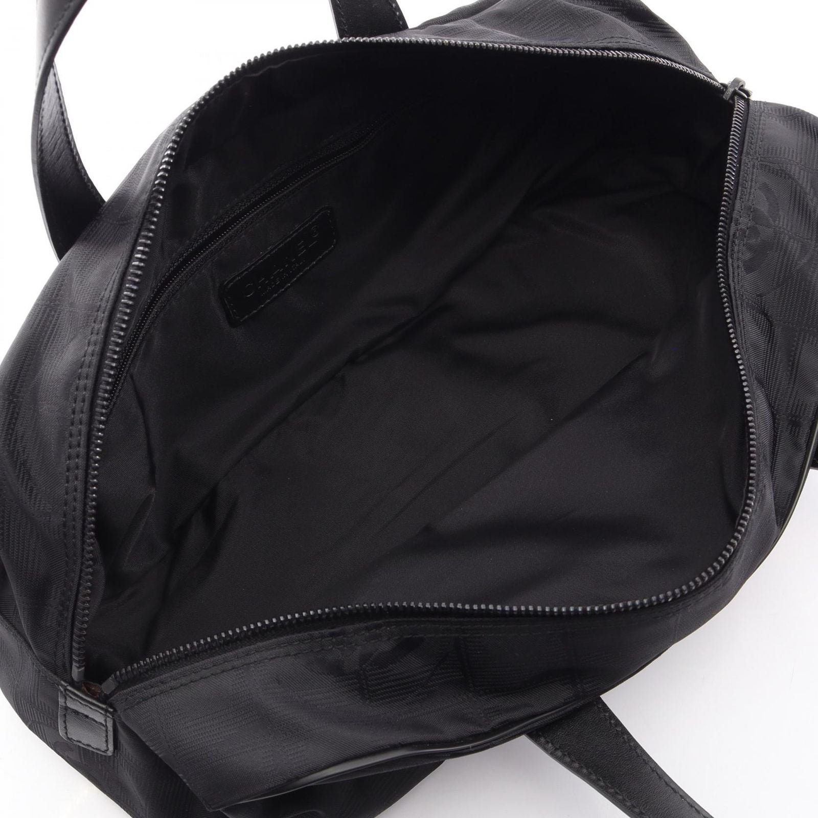 Chanel Handbag New Travel Line Black Leather — view 3