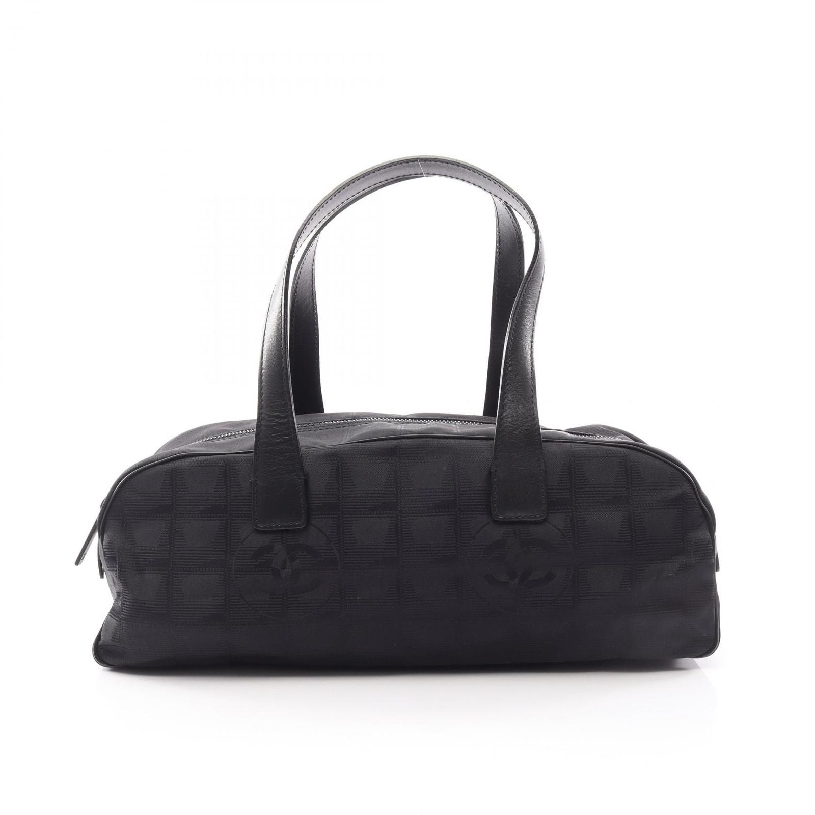 Chanel Handbag New Travel Line Black Leather