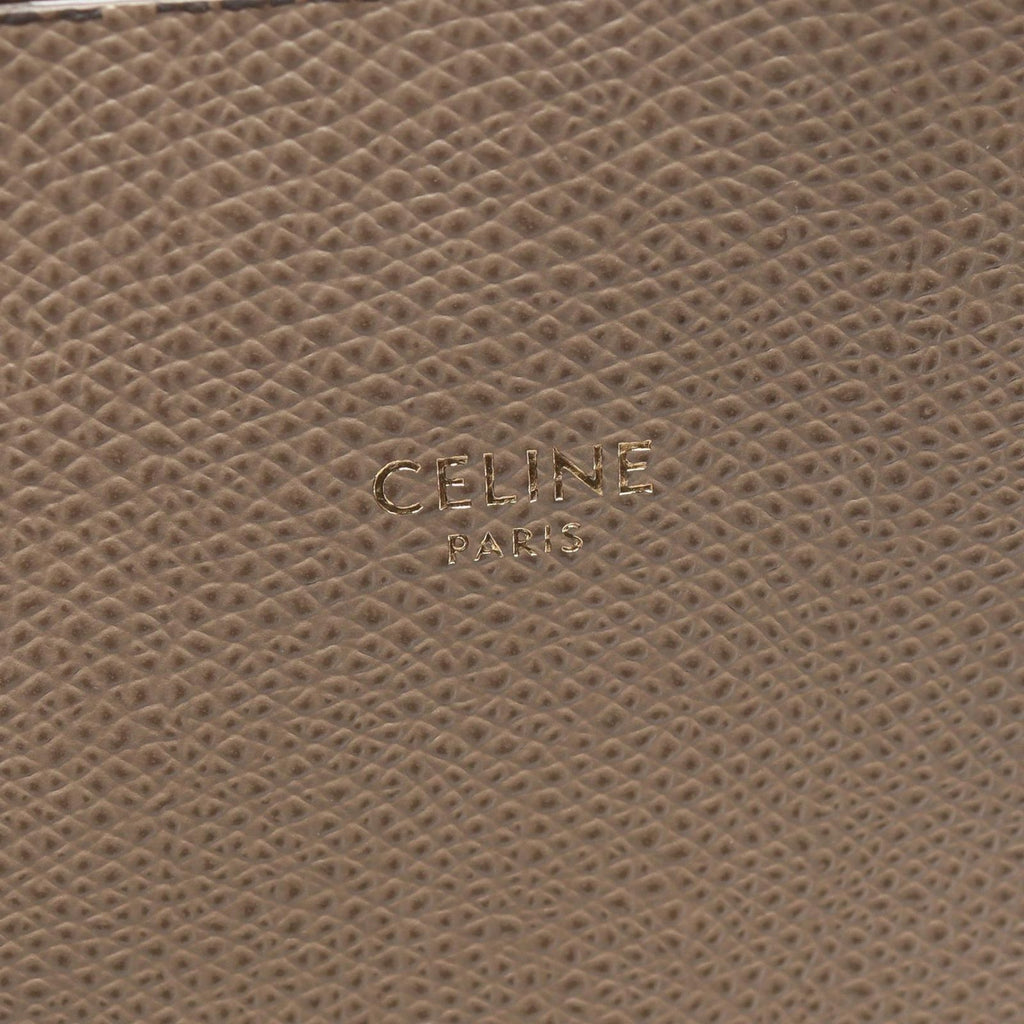 Celine Tote Vertical Small Cover 2-Way Gray Leather — view 4