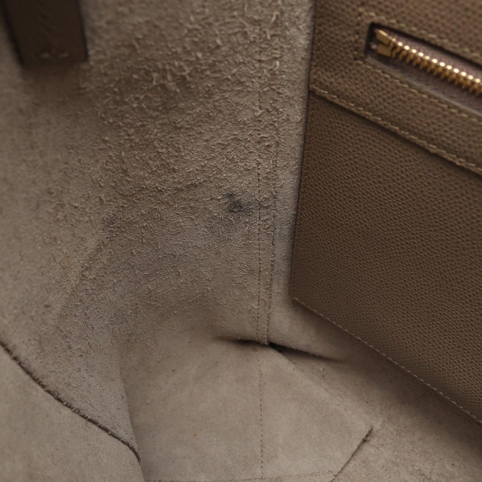 Celine Tote Vertical Small Cover 2-Way Gray Leather — view 5