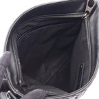 Bottega Veneta Shoulder Bag Intrecciato Black Leather — view 3