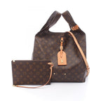 Louis Vuitton Handbag Atlantis GM Monogram 2-Way Canvas Leather