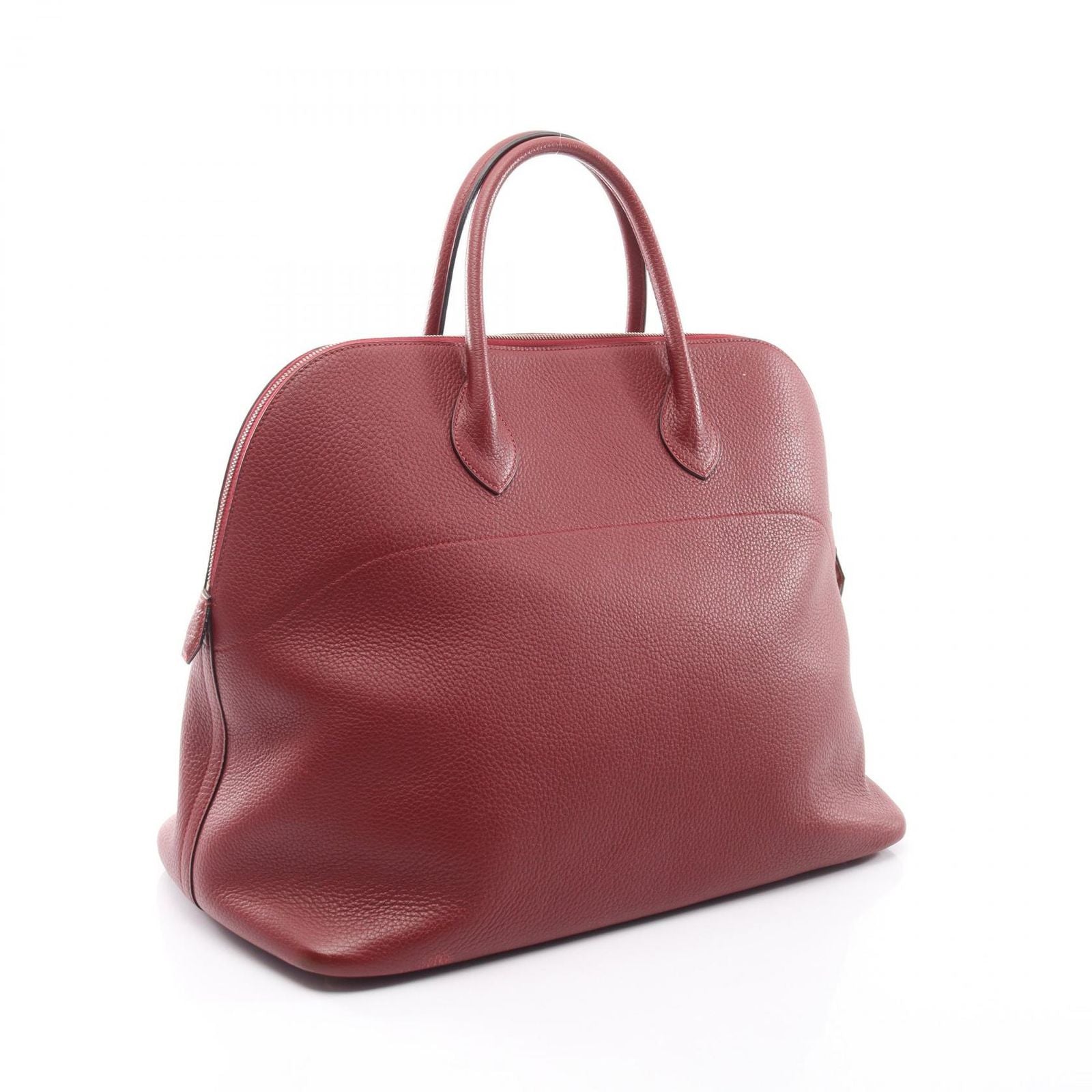 Hermes Handbag Bolide 45 Rouge Ache Leather — view 2