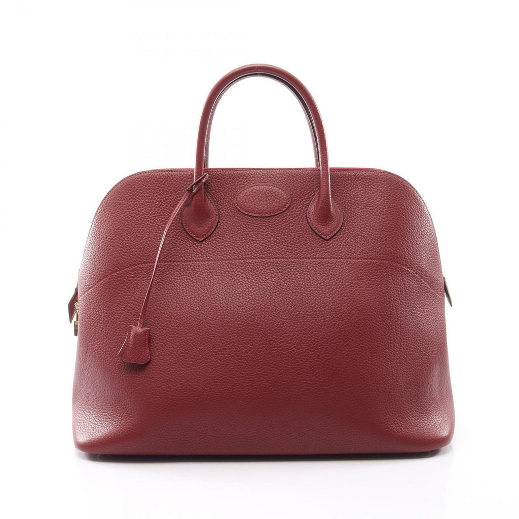 Hermes Handbag Bolide 45 Rouge Ache Leather
