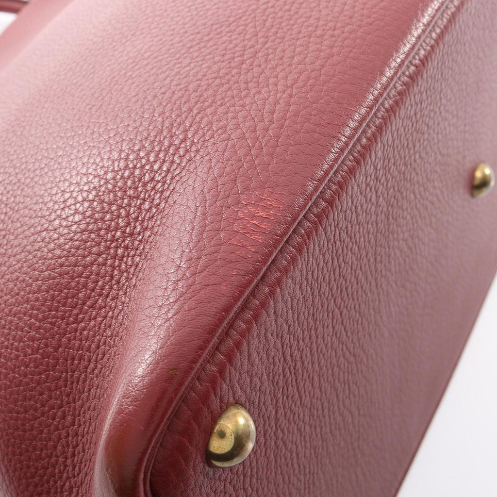Hermes Handbag Bolide 45 Rouge Ache Leather — view 9