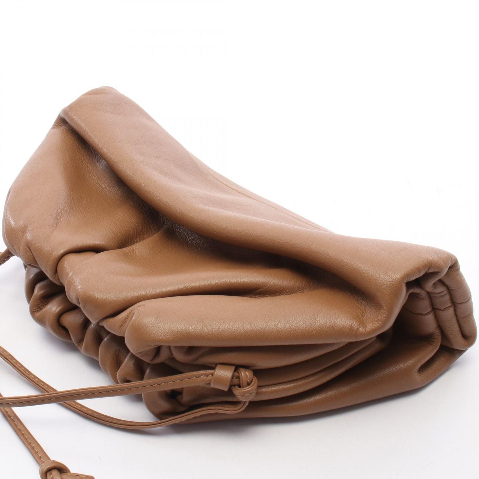 Bottega Veneta Shoulder Bag Mini the Pouch Beige Leather — view 5