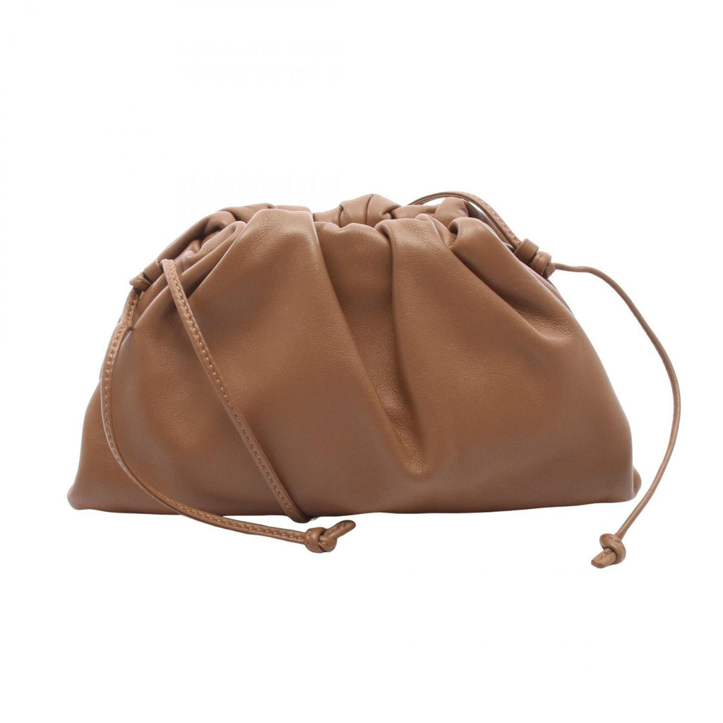 Bottega Veneta Shoulder Bag Mini the Pouch Beige Leather