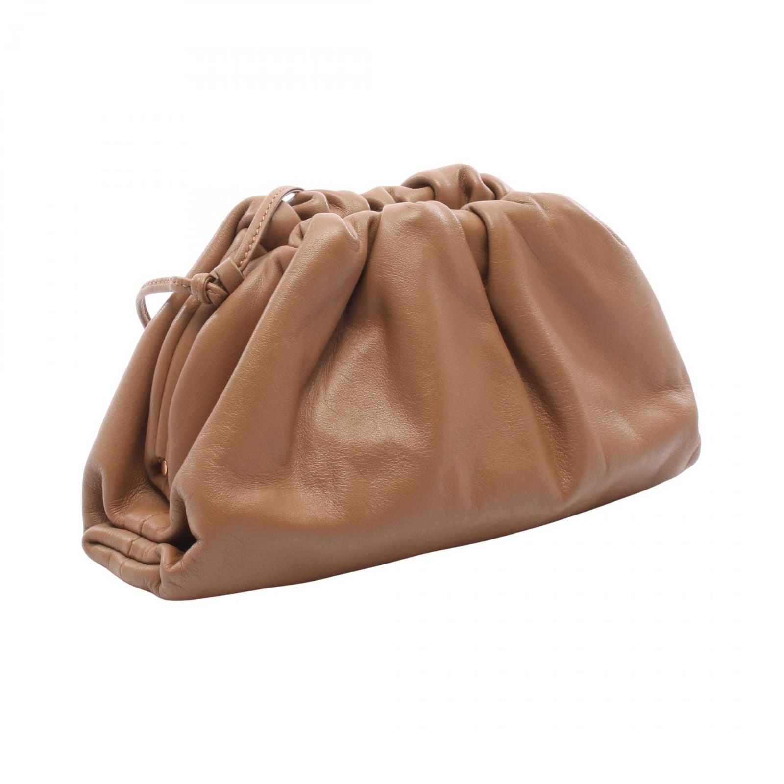 Bottega Veneta Shoulder Bag Mini the Pouch Beige Leather — view 2