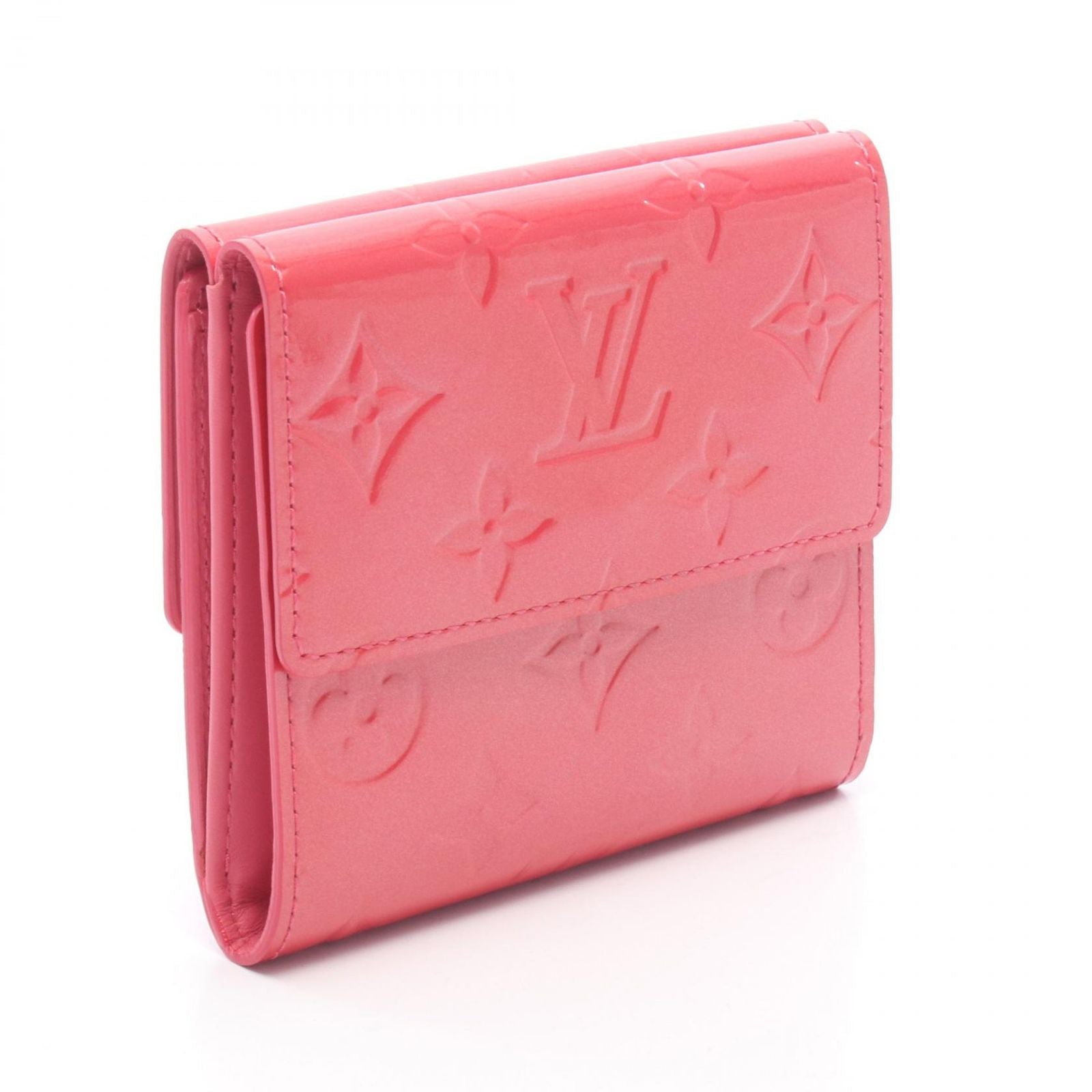 Louis Vuitton Hook Wallet Porte-Monnaie Billets Cult Cles Framboise Leather — view 2