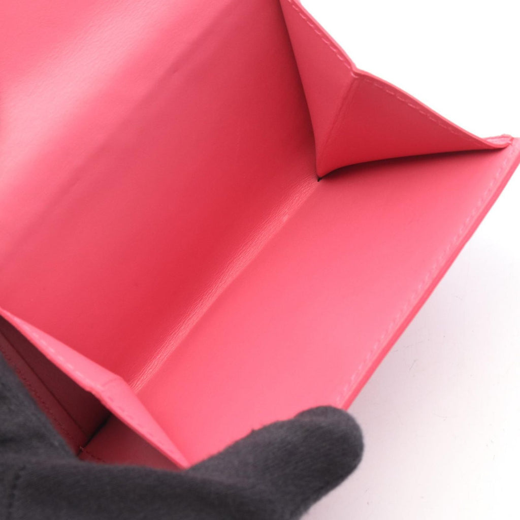 Louis Vuitton Hook Wallet Porte-Monnaie Billets Cult Cles Framboise Leather — view 4