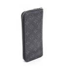 Louis Vuitton Round Wallet Zippy Vertical Monogram Eclipse Leather — view 2