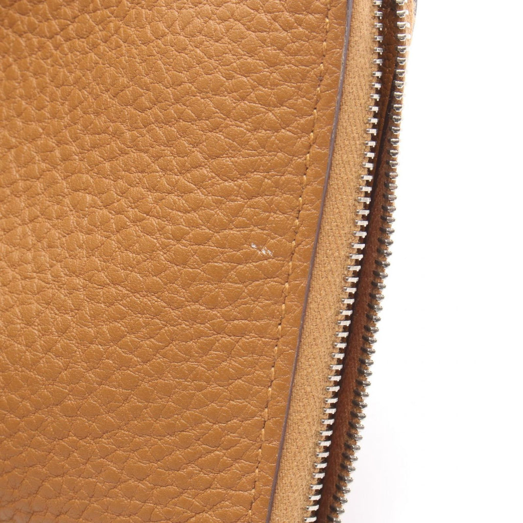 Hermes Round Wallet Azap Long Caramel Long Classic — view 7