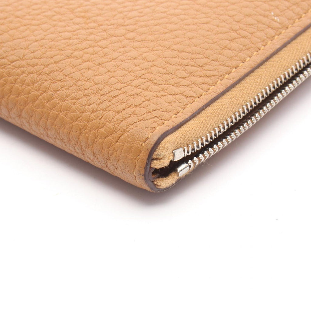 Hermes Round Wallet Azap Long Caramel Long Classic — view 8