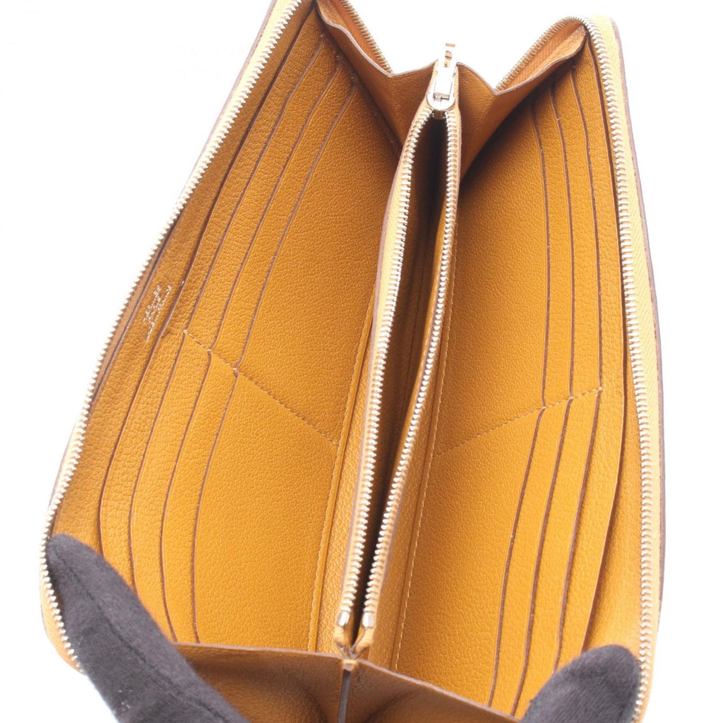 Hermes Round Wallet Azap Long Caramel Long Classic — view 3