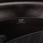 Hermes Bifold Wallet Citizen Twill Long Silk in Ebene — view 4