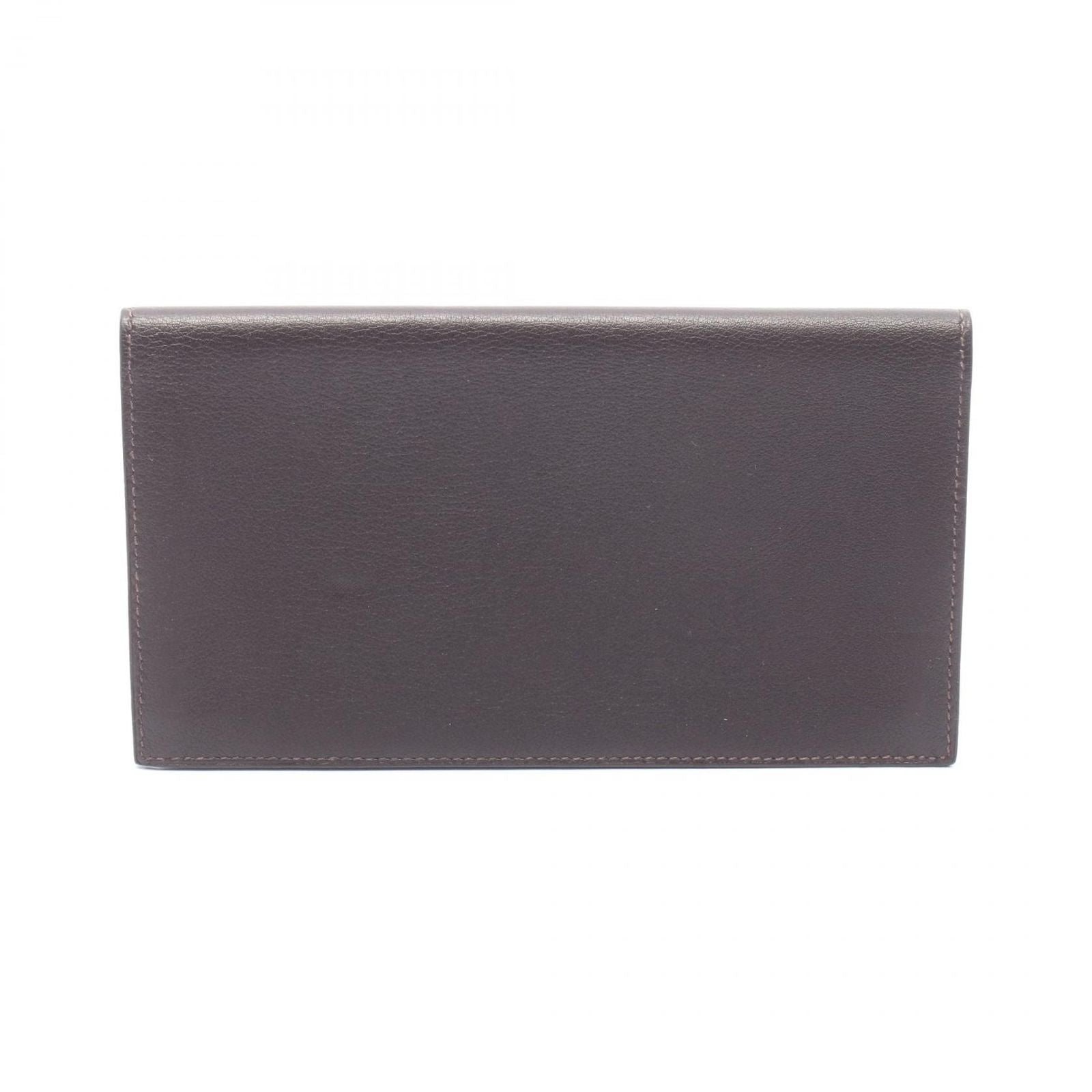 Hermes Bifold Wallet Citizen Twill Long Silk in Ebene