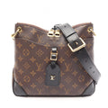 Louis Vuitton Shoulder Bag Odeon NM PM Noir Canvas Leather