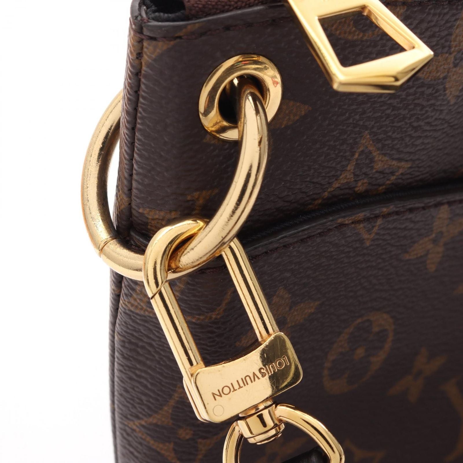 Louis Vuitton Shoulder Bag Odeon NM PM Noir Canvas Leather — view 7