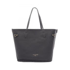 Louis Vuitton Tote Neverfull Inside Out MM Black Canvas Leather — view 5