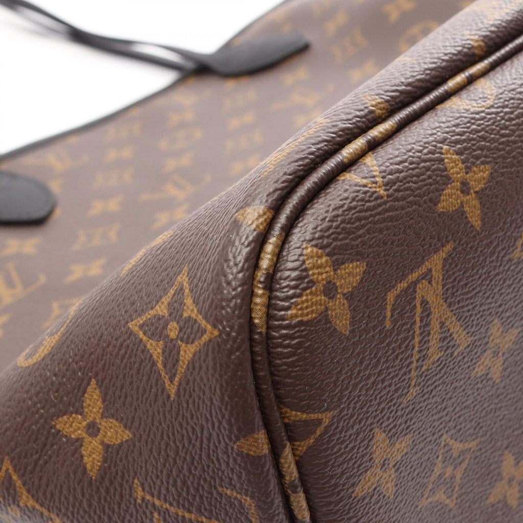 Louis Vuitton Tote Neverfull Inside Out MM Black Canvas Leather — view 6